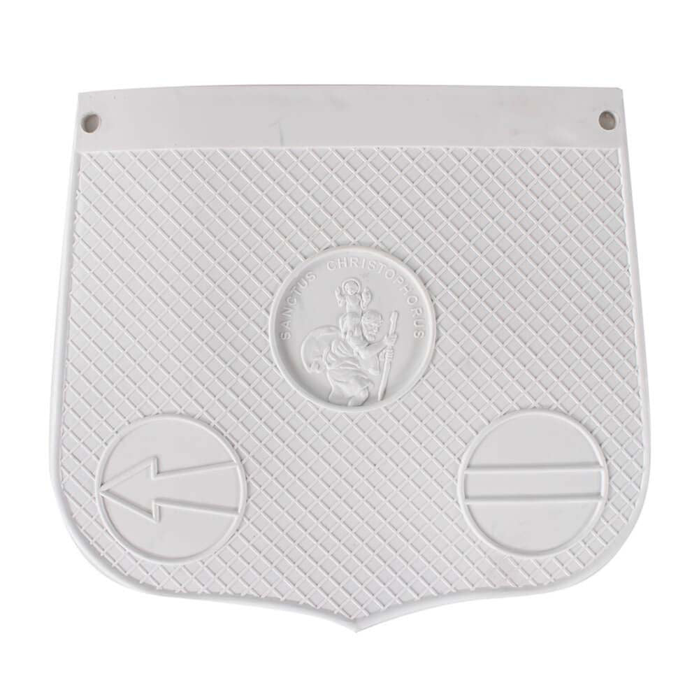St Christopher Mud Flap (White)