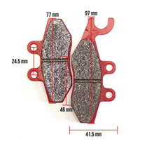 MHR Standard Brake Pads(6215079); Vespa GT, GTS, etc - view 2