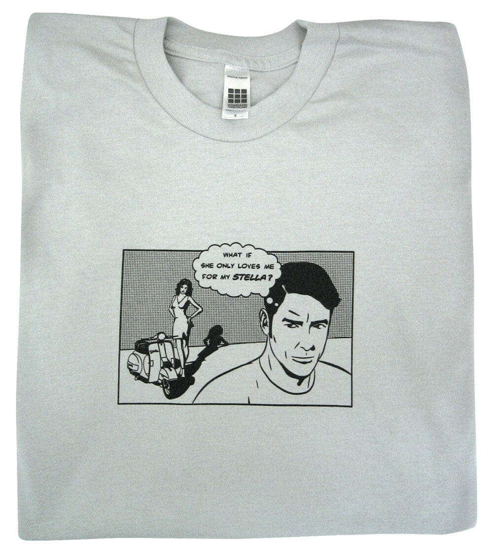 T-Shirt (Comic, Grey)