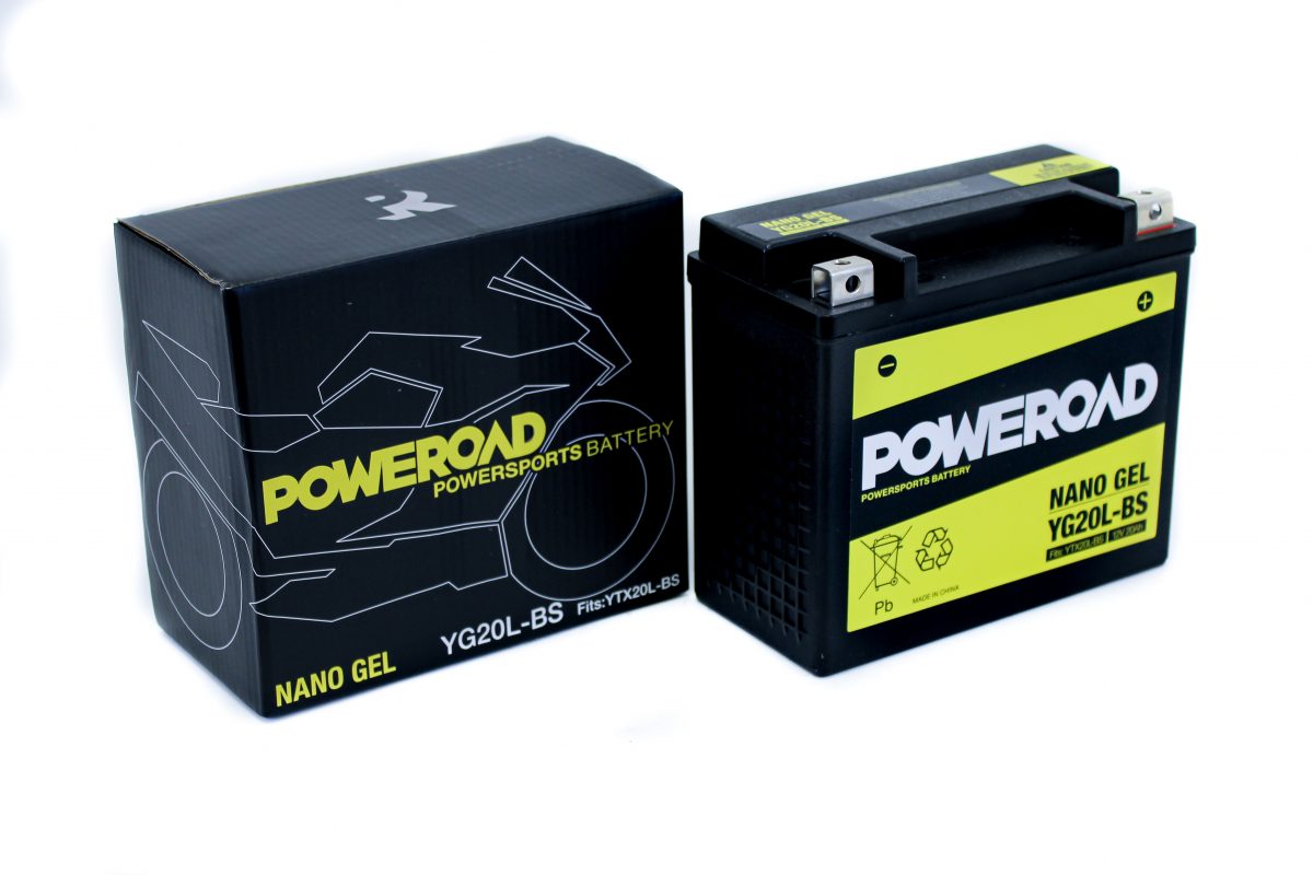 Poweroad Gel Battery (YG20L-BS),Scoot Coupe150 - view 2