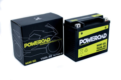 Poweroad Gel Battery (YG20L-BS),Scoot Coupe150 - view 2