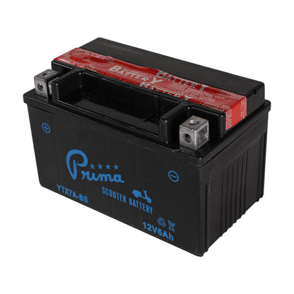 Prima Battery (12V TX7A-BS); Genuine 125,150,170i, Kick - view 2