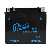 Prima Battery (12V TX12-BS, Acid Type); Vespa ET4, GT, LX150