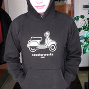 Hoodie (Scooterworks OG, Black, Pullover)