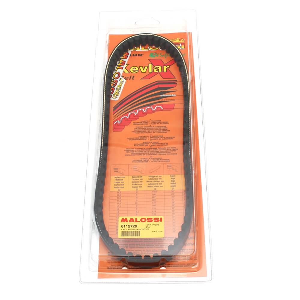 Malossi Belt (X Kevlar, 745x16.6x28); Yamaha, Minarelli